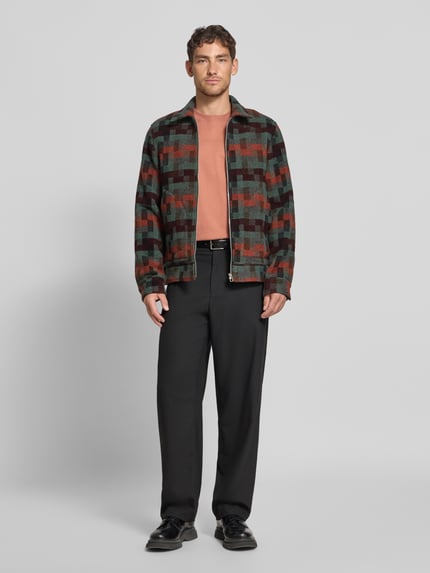 Paul Smith Hemdjacke aus reiner Wolle Rostrot 1