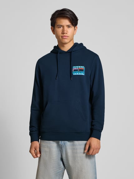 Tommy Jeans Regular Fit Hoodie aus reiner Baumwolle  Marine 4