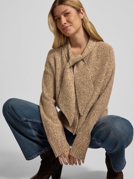 Christian Berg Woman Strickpullover aus Wolle mit Schluppe Hazel 3