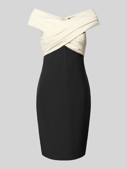 Lauren Ralph Lauren Cocktailkleid in Wickel-Optik Modell 'Irene' Black 2