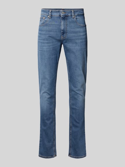 Tommy Jeans Slim Fit Jeans aus Baumwoll-Mix Jeansblau 2