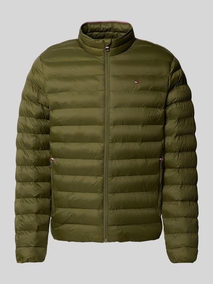 Tommy Hilfiger Regular fit gewatteerd jack met opstaande kraag Groen - 2