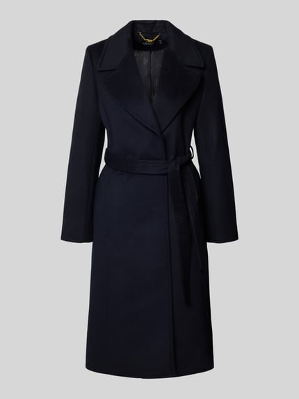 Lauren Ralph Lauren Mantel mit Reverskragen und Bindegürtel Marine 2