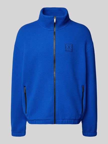 CK Calvin Klein Fleecejacke aus Woll-Mix Royal 2