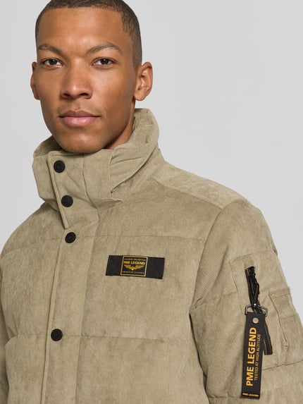 PME Legend Regular Fit Jacke mit Label-Patch Modell 'GOBBLER' Sand 3