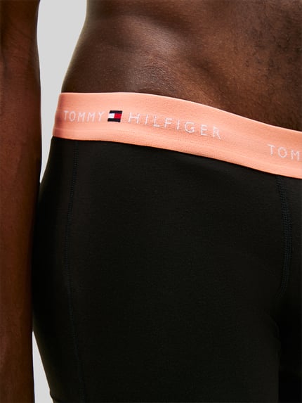 Tommy Hilfiger Regular Fit Trunks aus Baumwoll-Mix im 3er-Pack Black 3