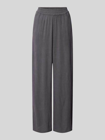 Wide Leg Stoffhose aus Viskose-Leinen-Mix Shop The Look MANNEQUINE