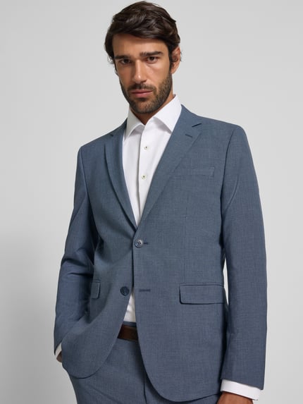 Selected Slim Fit Anzug mit Viskose-Anteil Modell 'LIAM' Marine 3