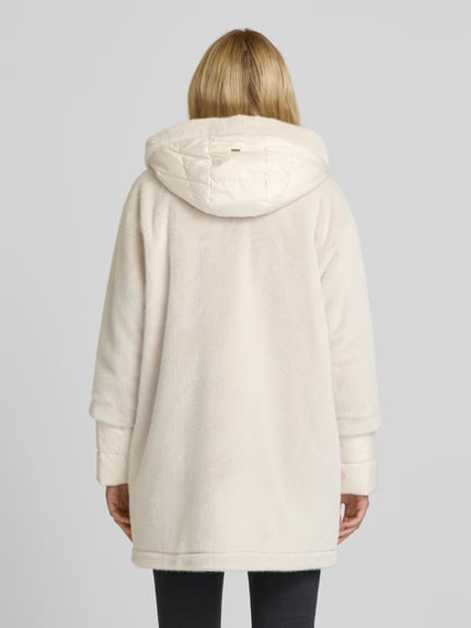 White Label Mantel mit aufgesetzten Taschen Sand 5