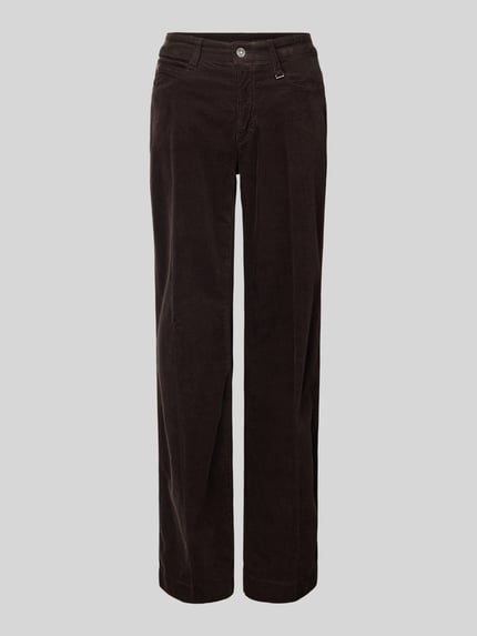 MAC Cordhose mit 5-Pocket-Design Dunkelbraun 2