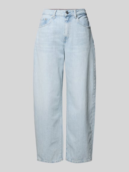 Barrel Fit Jeans aus reiner Baumwolle Modell 'BARREL' Shop The Look MANNEQUINE