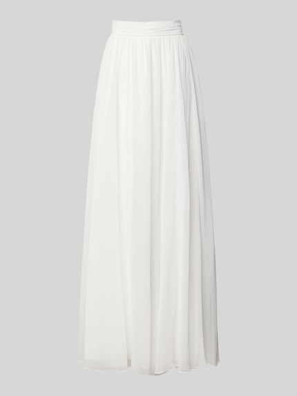 Maxirok van Chiffon met Ritssluiting Shop The Look MANNEQUINE