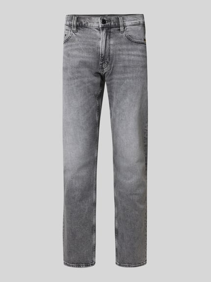 G-Star RAW Straight Fit Jeans im Used-Look Modell 'MOSA' Mittelgrau 2