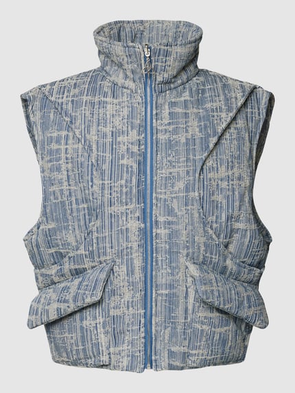 Divention Gilet met klepzakken, model 'ENTITY' Jeansblauw - 2