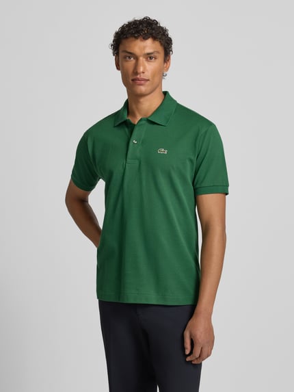 Lacoste Koszulka polo z wyhaftowanym logo model 'L.12.12 CORE' Ciemnozielony 4