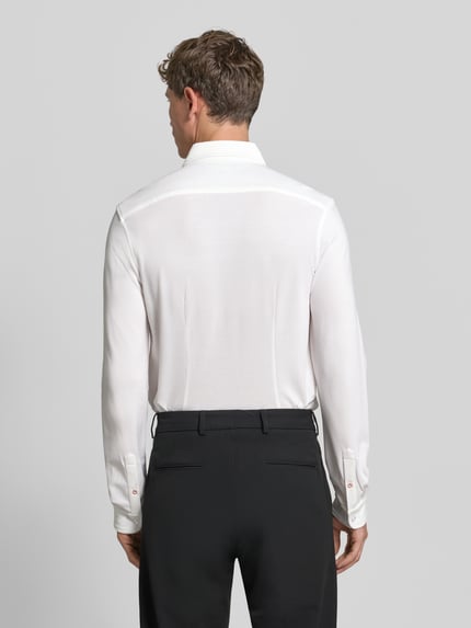 CINQUE koszula o kroju slim fit biznes z mieszanka bawełny Biały 5