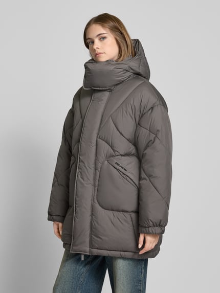 REVIEW Steppjacke mit Kapuze Graphit 4