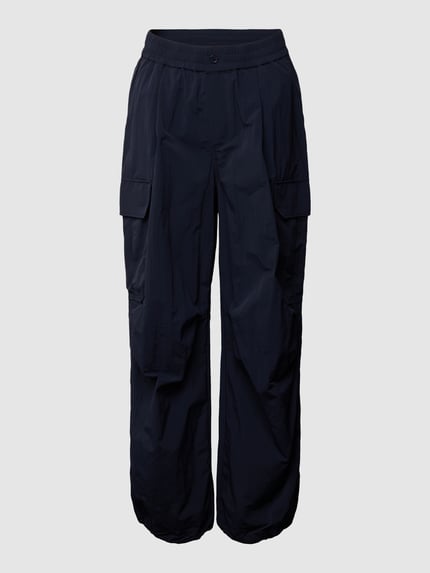 Tom Tailor Denim Spodnie cargo z elastycznym pasem Granatowy 2