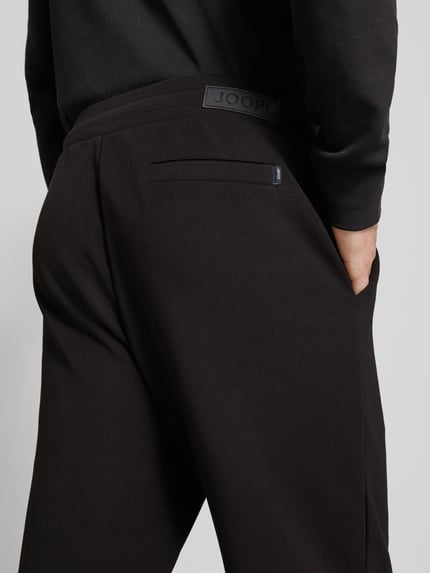 JOOP! COLLECTION Loose Fit Sweatpants mit angedeutetem Eingriff Modell 'Stelios' Black 3