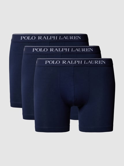 Polo Ralph Lauren Underwear Trunks aus Baumwoll-Mix im 3er-Pack Marine 2