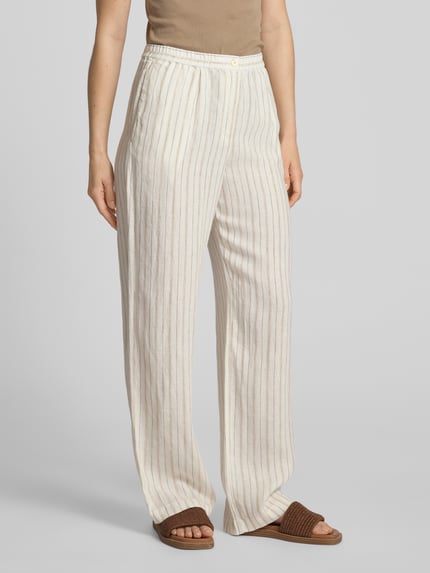 Samsøe Samsøe Stoffhose mit Knopfverschluss Modell 'SATOVE' Offwhite 4