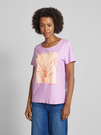 LIEBLINGSSTÜCK T-shirt z nadrukiem z motywem model ‘Daliah’ Jasnofioletowy 4