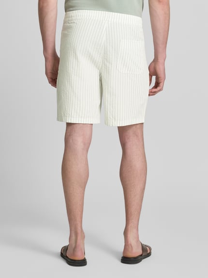 Selected Regular Fit Shorts aus reiner Baumwolle Modell 'STUART' Offwhite 5
