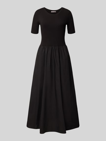 Christian Berg Woman Selection Midikleid in Falten-Optik Black 2