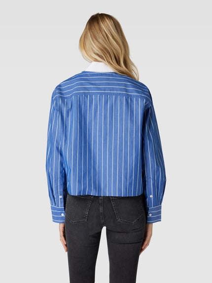 Tommy Hilfiger Bluzka ze wzorem w paski model ‘BASEBALL’ Niebieski 5