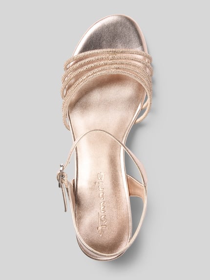 Tamaris Sandaletten mit Dornschließe Rose Gold 3