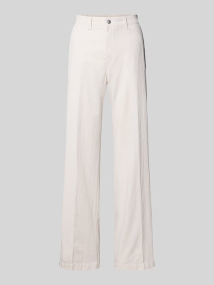 ANGELS Stoffen broek met persplooien, model 'Liz Jump' Beige - 2