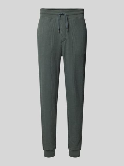 BOSS Relaxed Fit Sweatpants aus Baumwoll-Mix Schilf 2