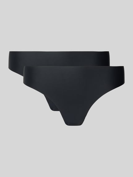 SNOCKS Slip met elastische band in set van 2 Zwart - 1