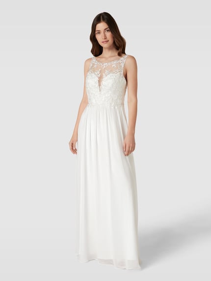 Laona Brautkleid mit Zierbesatz Offwhite 4