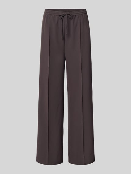 wide fit sweatpants met viscose Shop The Look MANNEQUINE