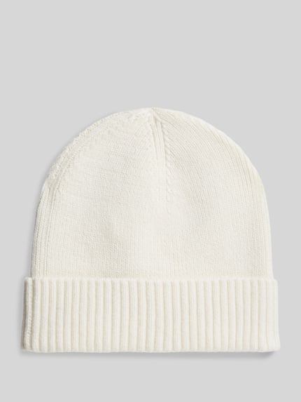 Tommy Hilfiger Mütze mit Logo-Detail Offwhite 3