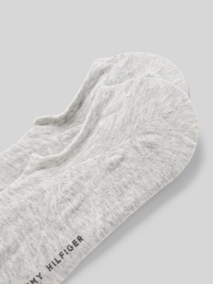 Tommy Hilfiger Füsslinge aus Baumwoll-Mix im 2er-Pack  Mittelgrau 2