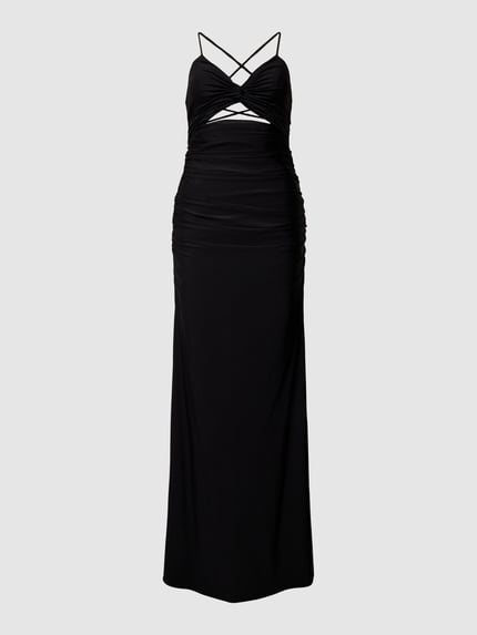 Mascara Abendkleid mit Cut Out Black 2