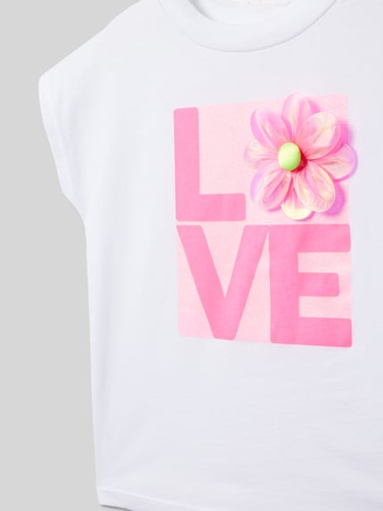 BILLIEBLUSH T-shirt met motiefprint Wit - 2