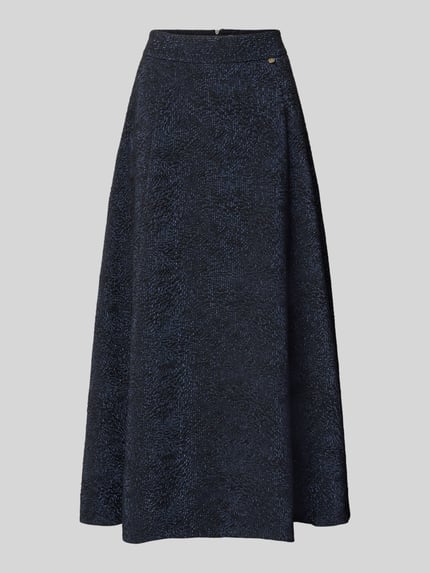 Midirock mit Strukturmuster Shop The Look MANNEQUINE