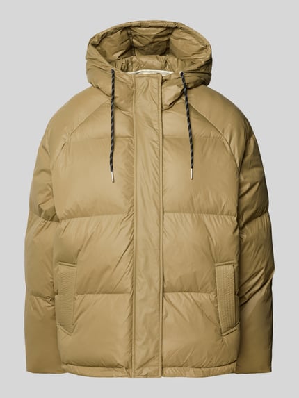 LOLLYS LAUNDRY Kurtka pikowana z kapturem model ‘Shelby’ Khaki 2