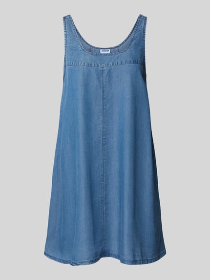 NOISY MAY® Jeansjurk van lyocell met vierkante hals Jeansblauw - 2