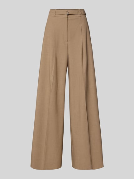 Weite Hose mit Viskose-Anteil Modell 'HAWELSA' Shop The Look MANNEQUINE