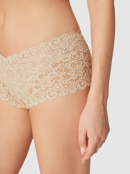 HANRO Onderbroek van kant, model 'Moments' Beige - 3