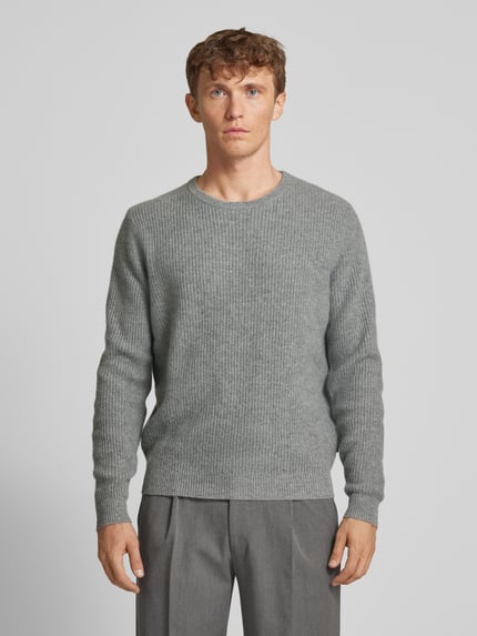 Fynch-Hatton Strickpullover aus reinem Kaschmir Anthrazit 4