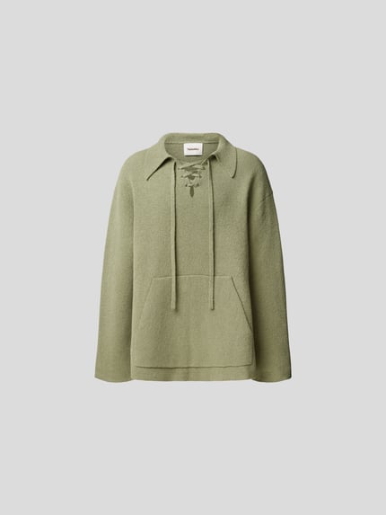 Sweter o kroju oversized z froty Shop The Look MANNEQUINE
