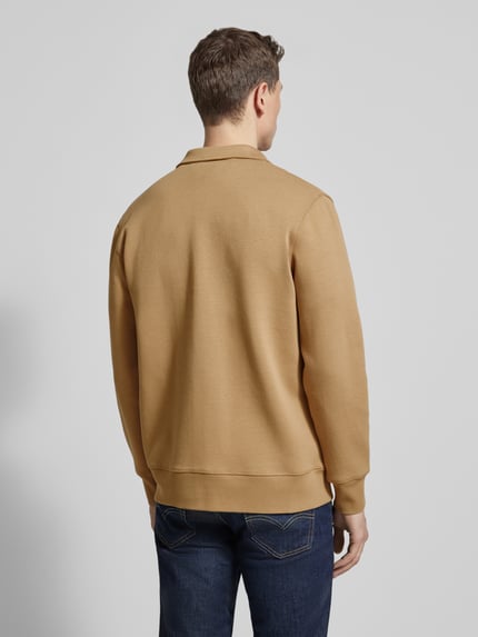 GANT Sweatjacke mit Pattentaschen Modell 'PONTE DI ROMA' Camel 5