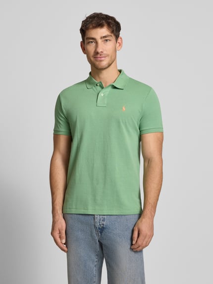 Polo Ralph Lauren Koszulka polo o kroju slim fit z czystej bawełny Zielony 4
