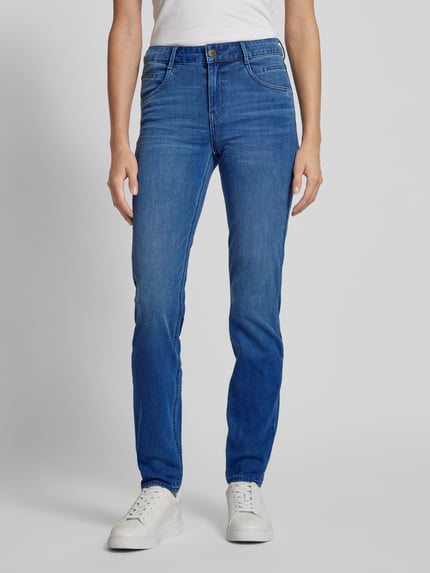Brax Slim Fit Jeans mit Eingrifftaschen Modell 'Shakira' Marine 4