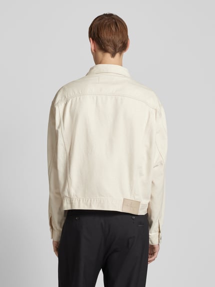 Calvin Klein Jeans Jeansjacke mit Pattentaschen Weiss 5